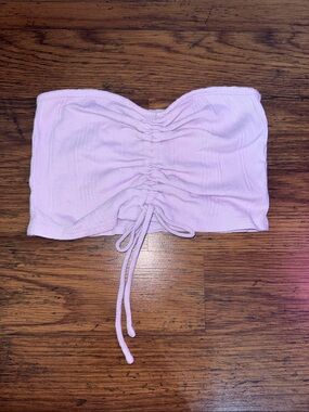 PacSun Lilac Ruched Strapless Bandeau 2.R.4